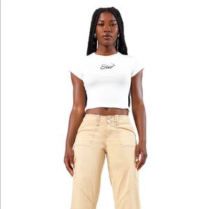 i am gia white emilie tee